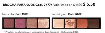 Colombia - BROCHA PARA OJOS Cód. 04774