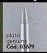 plata genuino Cód. 03679