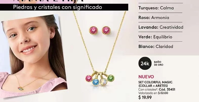 Turquesa - SET COLORFUL MAGIC
ICOLLAR + ARETES