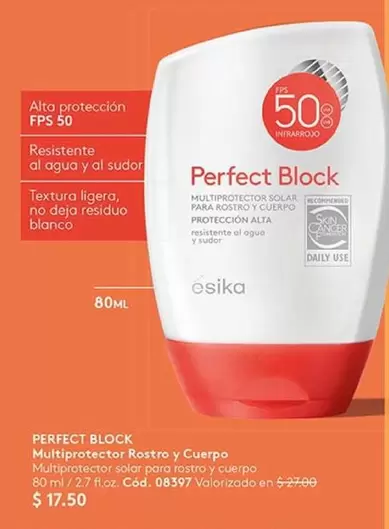 Perfect - PERFECT BLOCK Multiprotector Rostro y Cuerpo