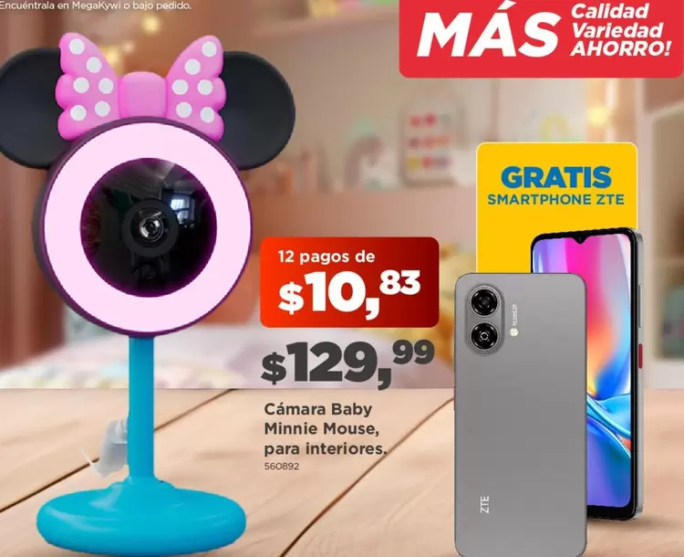 Minnie Mouse - Cámara Baby
