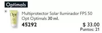 Multiprotector Solar Iluminador FPS 50