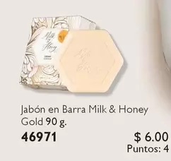 Jabón en Barra Milk & Honey