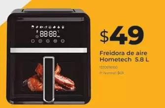 Freidora de aire 5.8 L