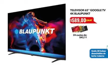 TELEVISOR 65" GOOGLE TV 4K