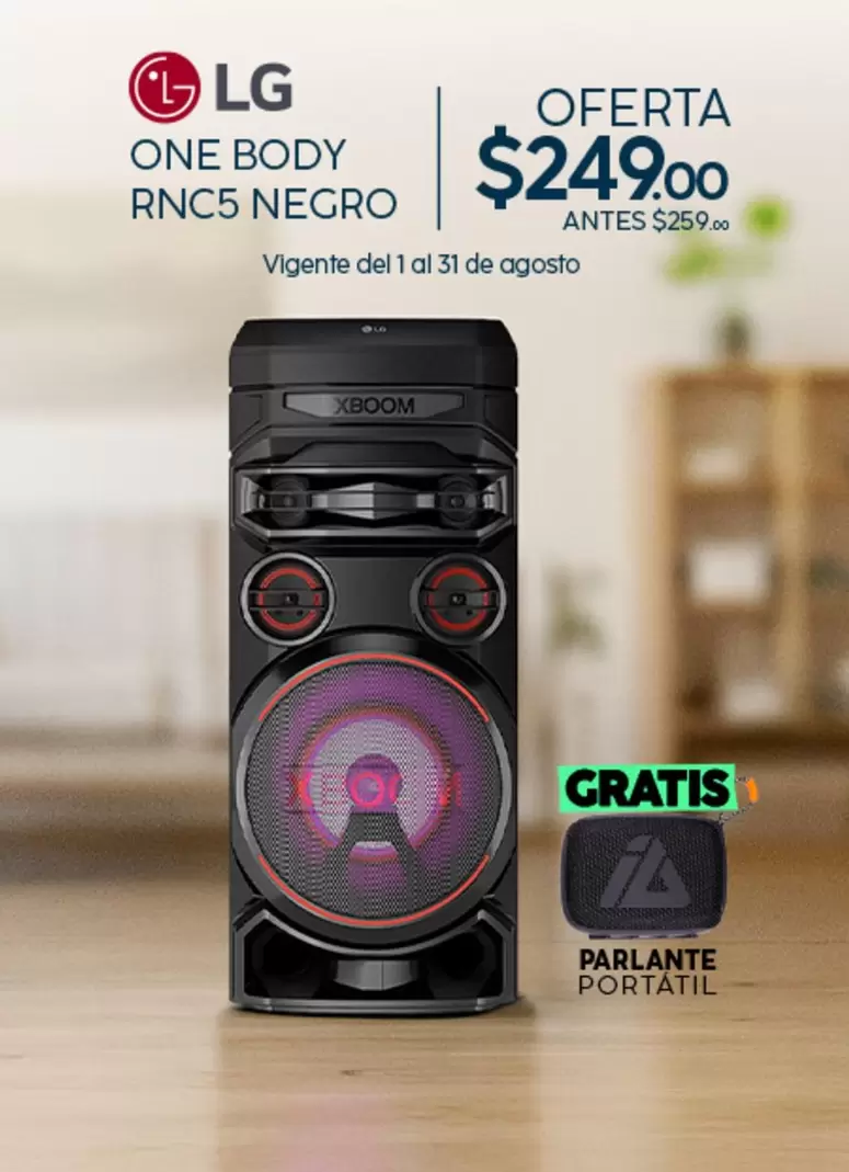 LG - ONE BODY RNC5 NEGRO