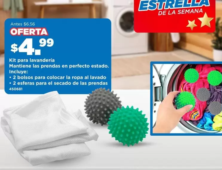 Estrella - Kit para lavandería