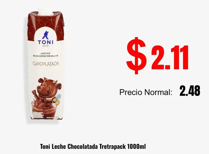 Leche Chocolatada Tetrapack 1000ml