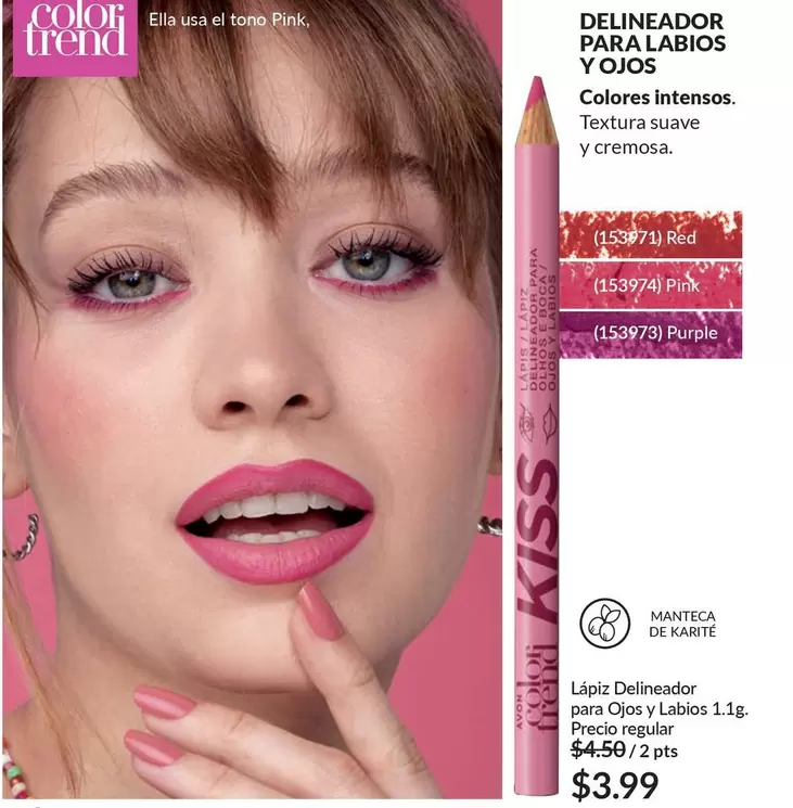 Lápiz Delineador para Ojos y Labios 1.1g