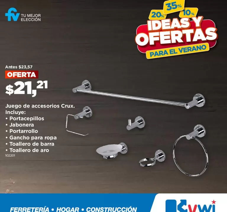 Juego de accesorios Crux