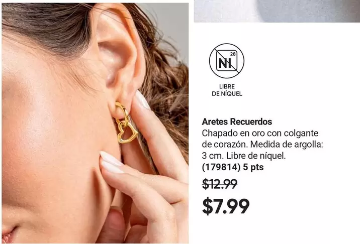 Aretes Recuerdos