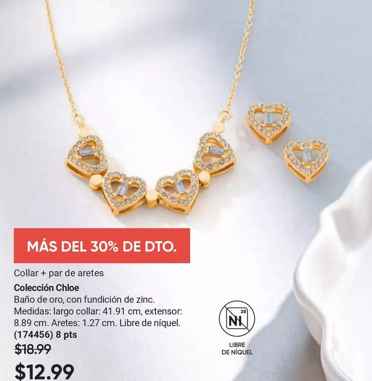 Collar + par de aretes