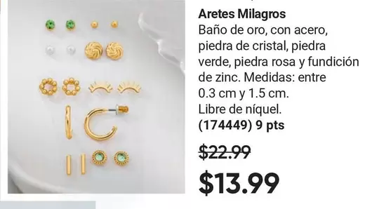 Verde - Aretes Milagros