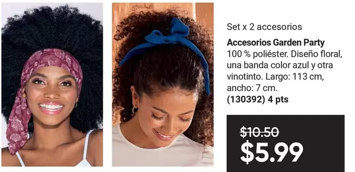 Azul - Accesorios Garden Party