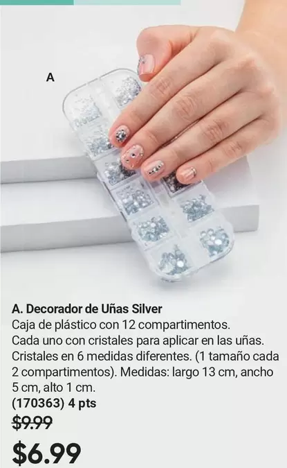 uno - Decorador de Uñas Silver