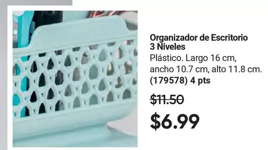 Organizador de Escritorio 3 Niveles