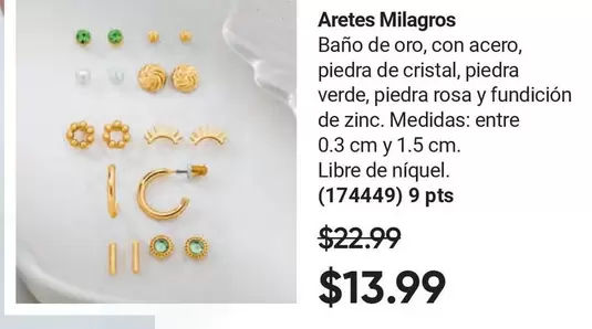 Verde - Aretes Milagros