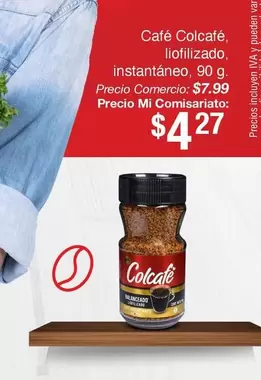 Café, liofilizado, instantáneo