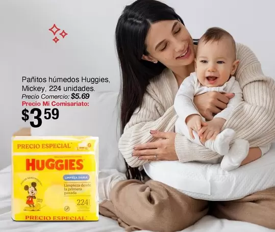 Huggies - Pañitos húmedos, Mickey