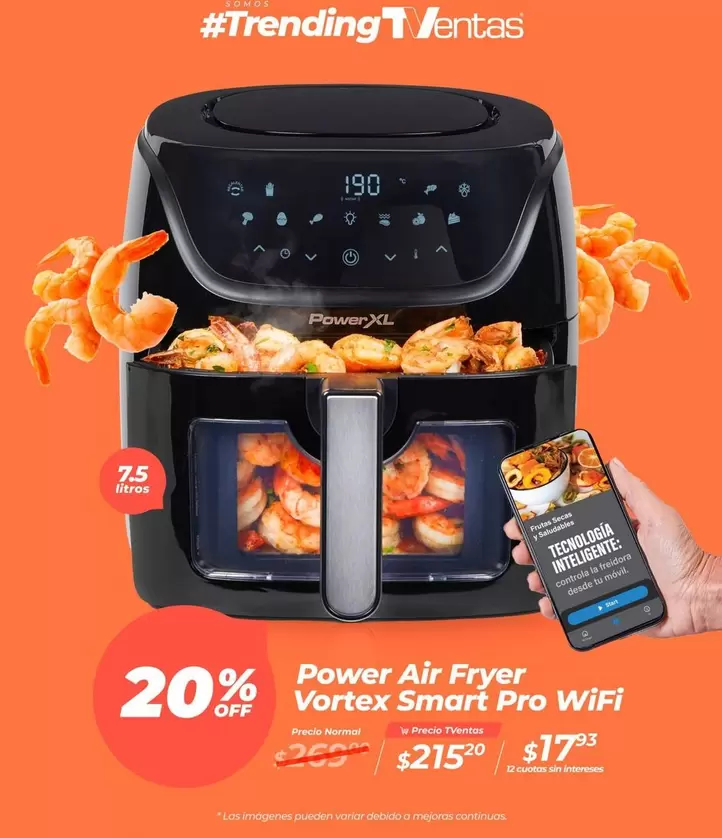 Pro - Air Fryer Vortex Smart  WiFi