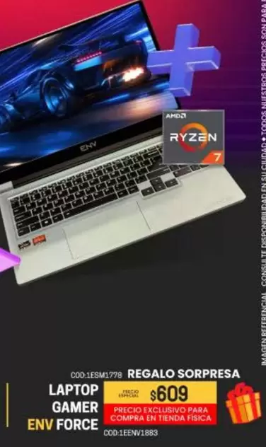 LAPTOP GAMER ENV FORCE