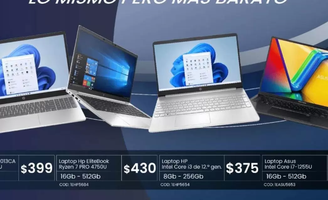 HP - Hip Elitebook, , Core i3 de 12. gen, Asus