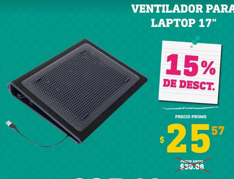 VENTILADOR PARA LAPTOP 17"