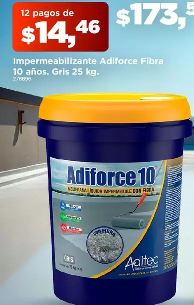 Impermeabilizante Fibra