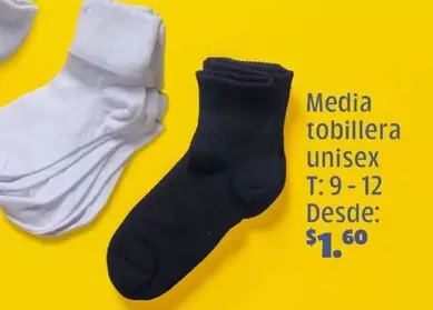 Media tobillera unisex T: 9 - 12