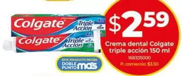 Crema dental triple acción 150 ml