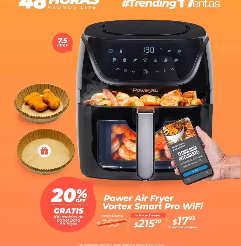 Pro - Air Fryer Vortex Smart  WiFi