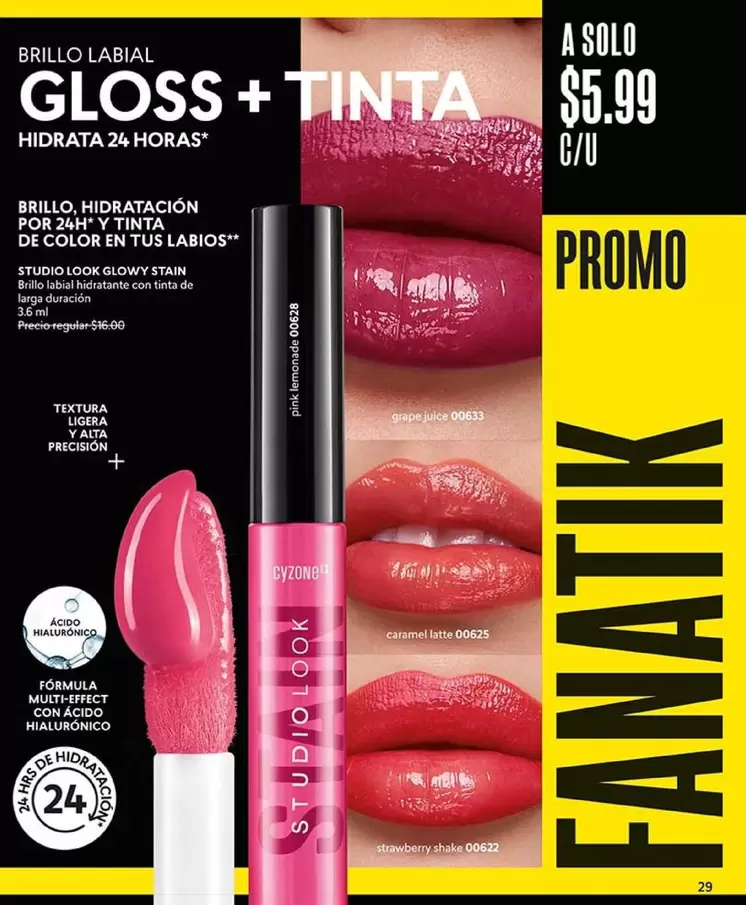 GLOSS + TINTA