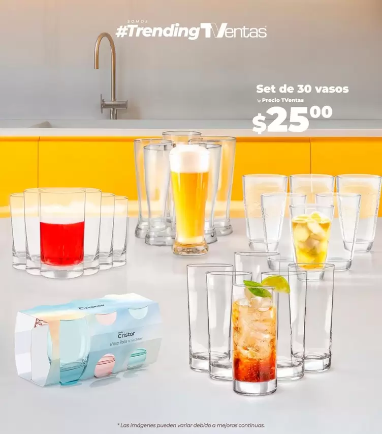 Imágenes - Set de 30 vasos