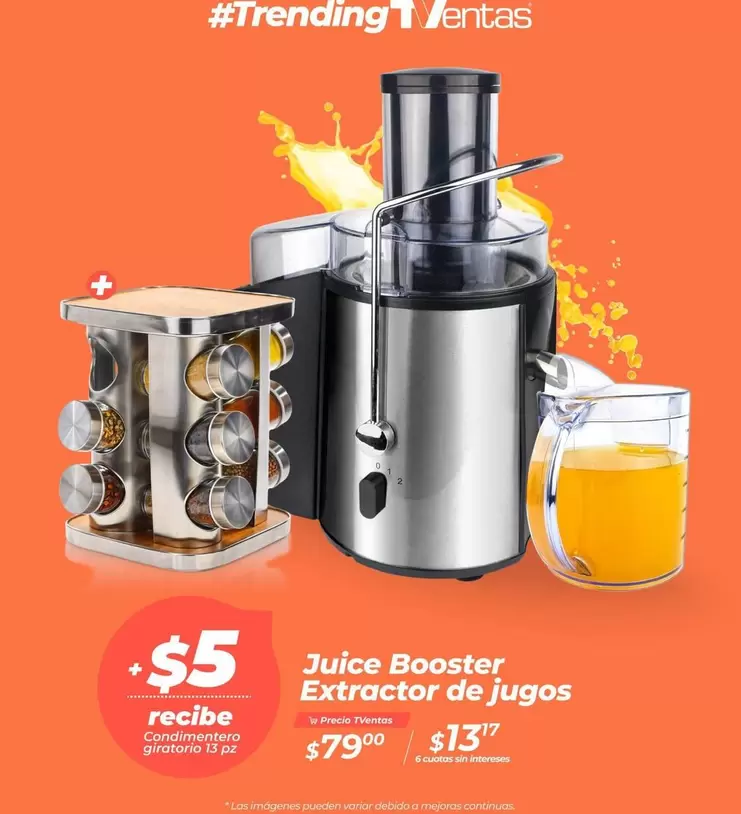Imágenes - Juice Booster Extractor de jugos