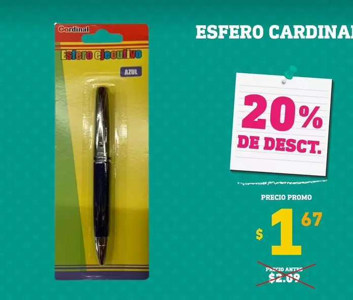 Azul - ESFERO CARDINAL