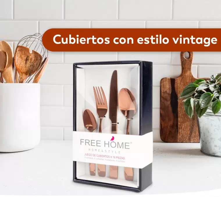 Free - Cubiertos con estilo vintage