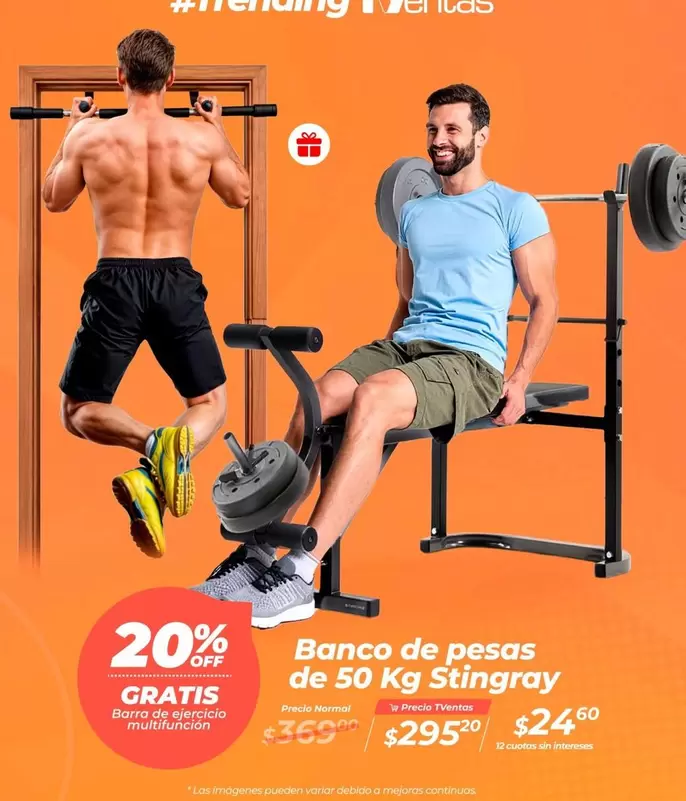 Imágenes - Banco de pesas de 50 Kg