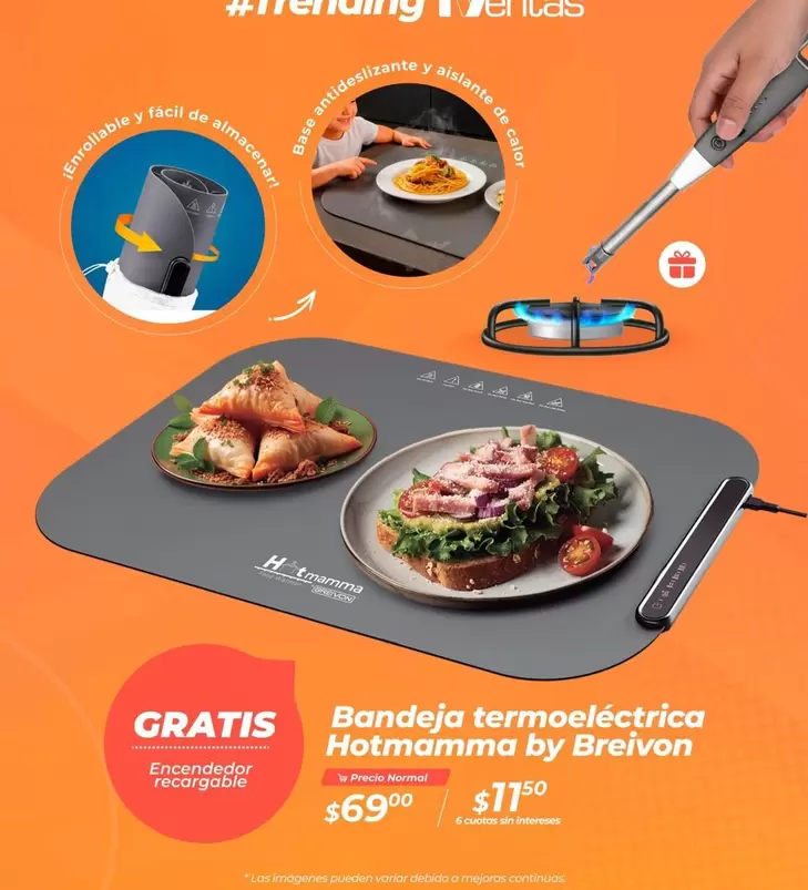 Imágenes - Bandeja termoeléctrica Hotmamma