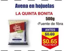 Avena en hojuelas