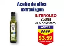 Aceite de oliva extravirgen