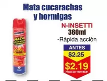 Mata cucarachas y hormigas