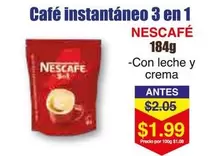 Nescafé - Café instantáneo 3 en 1