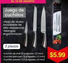 Chef - Juego de cuchillos