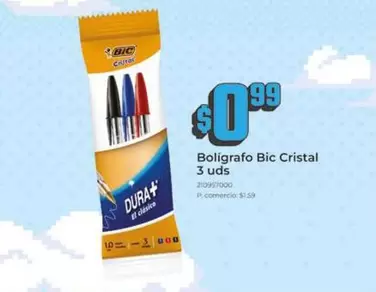Bolígrafo Cristal