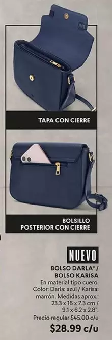 Azul - BOLSO DARLA/BOLSO KARISA