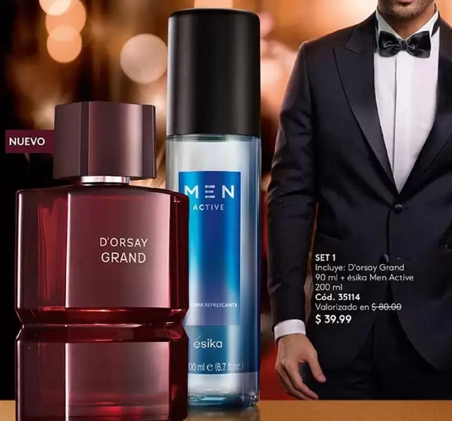 Ésika - D'orsay Grand 90 ml, esika Men Active