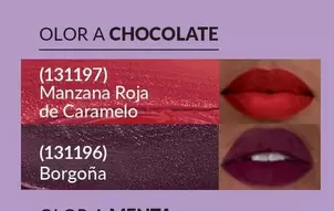 Manzana - (131197)  Roja de Caramelo, (131196) Borgoña