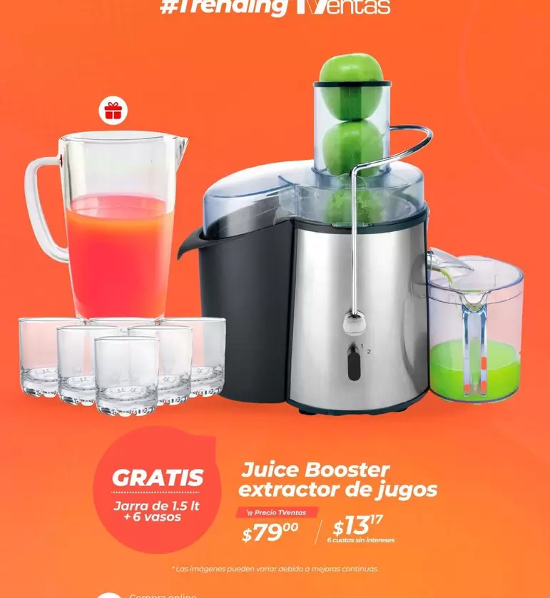 Imágenes - Juice Booster extractor de jugos