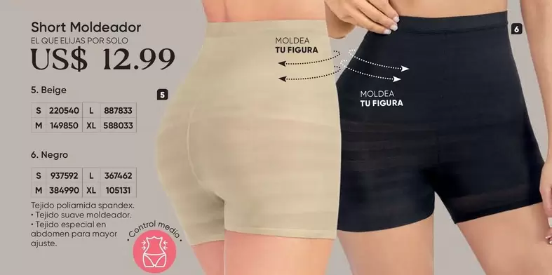 Negro - Short Moldeador