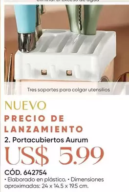 Portacubiertos Aurum